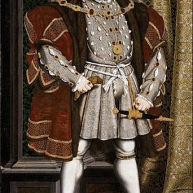 Henry VIII, 1536. Painting by Hans Holbein the Younger